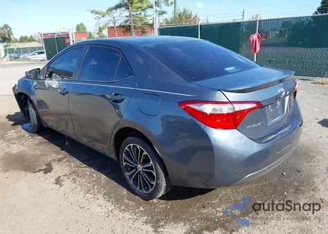 2015 Toyota Corolla S Plus из США, поврежденный, VIN 5YFBURHE1FP286425